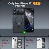 image:imageMiracase Magnetic for iPhone 18 Pro Max Case Light PinkBlack