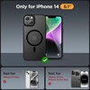 image:imageMiracase Magnetic for iPhone 18 Pro Max Case Light PinkBlack