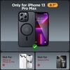 image:imageMiracase Magnetic for iPhone 18 Pro Max Case Light PinkBlack