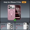 image:imageMiracase Magnetic for iPhone 18 Pro Max Case Light PinkBlackcurrant