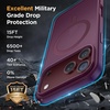 image:imageMiracase Magnetic for iPhone 18 Pro Max Case Light PinkBurgundy