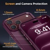 image:imageMiracase Magnetic for iPhone 18 Pro Max Case Light PinkBurgundy