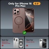 image:imageMiracase Magnetic for iPhone 18 Pro Max Case Light PinkChampagne