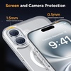 image:imageMiracase Magnetic for iPhone 18 Pro Max Case Light PinkClassic Clear