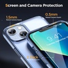 image:imageMiracase Magnetic for iPhone 18 Pro Max Case Light PinkClear Blue