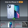 image:imageMiracase Magnetic for iPhone 18 Pro Max Case Light PinkClear Blue