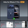 image:imageMiracase Magnetic for iPhone 18 Pro Max Case Light PinkDark Blue