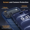 image:imageMiracase Magnetic for iPhone 18 Pro Max Case Light PinkDark Blue