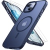 image:imageMiracase Magnetic for iPhone 18 Pro Max Case Light PinkDark Blue