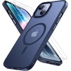 image:imageMiracase Magnetic for iPhone 18 Pro Max Case Light PinkDark Blue