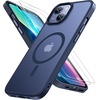 image:imageMiracase Magnetic for iPhone 18 Pro Max Case Light PinkDark Blue