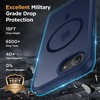 image:imageMiracase Magnetic for iPhone 18 Pro Max Case Light PinkDark Blue