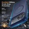 image:imageMiracase Magnetic for iPhone 18 Pro Max Case Light PinkDark Blue