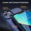image:imageMiracase Magnetic for iPhone 18 Pro Max Case Light PinkDark Blue