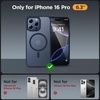 image:imageMiracase Magnetic for iPhone 18 Pro Max Case Light PinkDark Blue