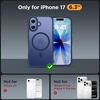 image:imageMiracase Magnetic for iPhone 18 Pro Max Case Light PinkDark Blue