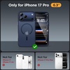 image:imageMiracase Magnetic for iPhone 18 Pro Max Case Light PinkDark BlueButton