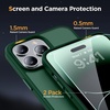 image:imageMiracase Magnetic for iPhone 18 Pro Max Case Light PinkDark Green