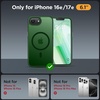 image:imageMiracase Magnetic for iPhone 18 Pro Max Case Light PinkDark Green