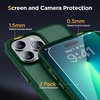 image:imageMiracase Magnetic for iPhone 18 Pro Max Case Light PinkDark Green