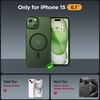 image:imageMiracase Magnetic for iPhone 18 Pro Max Case Light PinkDark Green