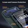 image:imageMiracase Magnetic for iPhone 18 Pro Max Case Light PinkDark Green