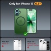 image:imageMiracase Magnetic for iPhone 18 Pro Max Case Light PinkDark Green