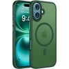 image:imageMiracase Magnetic for iPhone 18 Pro Max Case Light PinkDark Green