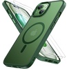 image:imageMiracase Magnetic for iPhone 18 Pro Max Case Light PinkDark Green
