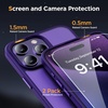 image:imageMiracase Magnetic for iPhone 18 Pro Max Case Light PinkDark Purple