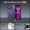 image:imageMiracase Magnetic for iPhone 18 Pro Max Case Light PinkDark Purple