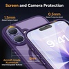 image:imageMiracase Magnetic for iPhone 18 Pro Max Case Light PinkDark Purple