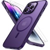 image:imageMiracase Magnetic for iPhone 18 Pro Max Case Light PinkDark Purple