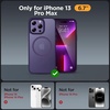 image:imageMiracase Magnetic for iPhone 18 Pro Max Case Light PinkDark Purple