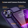 image:imageMiracase Magnetic for iPhone 18 Pro Max Case Light PinkDark Purple