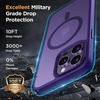 image:imageMiracase Magnetic for iPhone 18 Pro Max Case Light PinkDark Purple