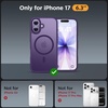 image:imageMiracase Magnetic for iPhone 18 Pro Max Case Light PinkDark Purple