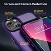 image:imageMiracase Magnetic for iPhone 18 Pro Max Case Light PinkDark Purple