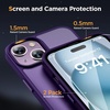 image:imageMiracase Magnetic for iPhone 18 Pro Max Case Light PinkDark Purple