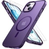 image:imageMiracase Magnetic for iPhone 18 Pro Max Case Light PinkDark Purple
