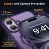image:imageMiracase Magnetic for iPhone 18 Pro Max Case Light PinkDeep Purple