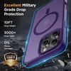 image:imageMiracase Magnetic for iPhone 18 Pro Max Case Light PinkDeep Purple