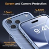 image:imageMiracase Magnetic for iPhone 18 Pro Max Case Light PinkGlacier Blue