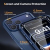 image:imageMiracase Magnetic for iPhone 18 Pro Max Case Light PinkGlass Blue