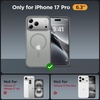 image:imageMiracase Magnetic for iPhone 18 Pro Max Case Light PinkGray