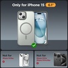 image:imageMiracase Magnetic for iPhone 18 Pro Max Case Light PinkGray