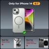 image:imageMiracase Magnetic for iPhone 18 Pro Max Case Light PinkGray