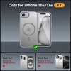 image:imageMiracase Magnetic for iPhone 18 Pro Max Case Light PinkGray