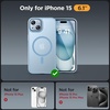 image:imageMiracase Magnetic for iPhone 18 Pro Max Case Light PinkLight Blue