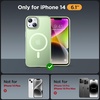 image:imageMiracase Magnetic for iPhone 18 Pro Max Case Light PinkLight Green